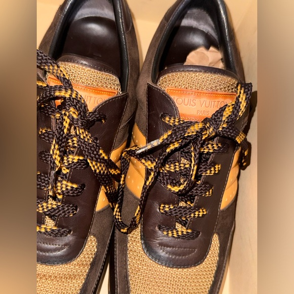 Louis Vuitton LV Trainer Suede Leather Sneakers - Picture 3 of 15